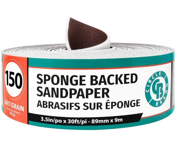 FOAMBACKD SANDPAPR 150GR 3.5"X30
